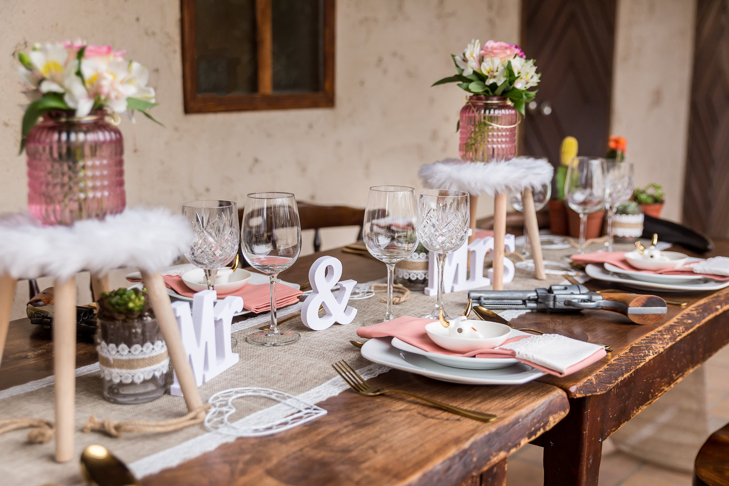 Decoration Table Jean Et Jute Decoration Table Jean Et Jute