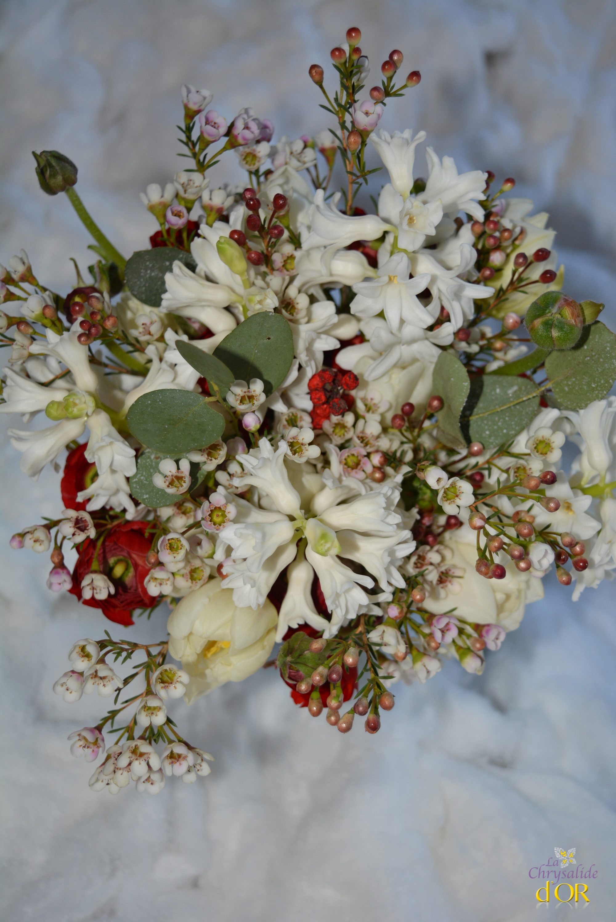 wedding planner toulouse -bouquet mariee hiver