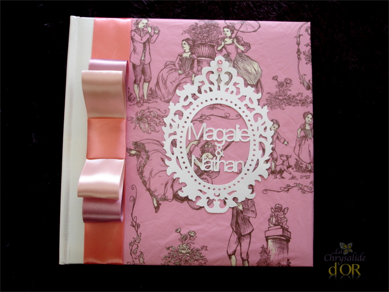 livre d'or mariage thème marie-antoinette