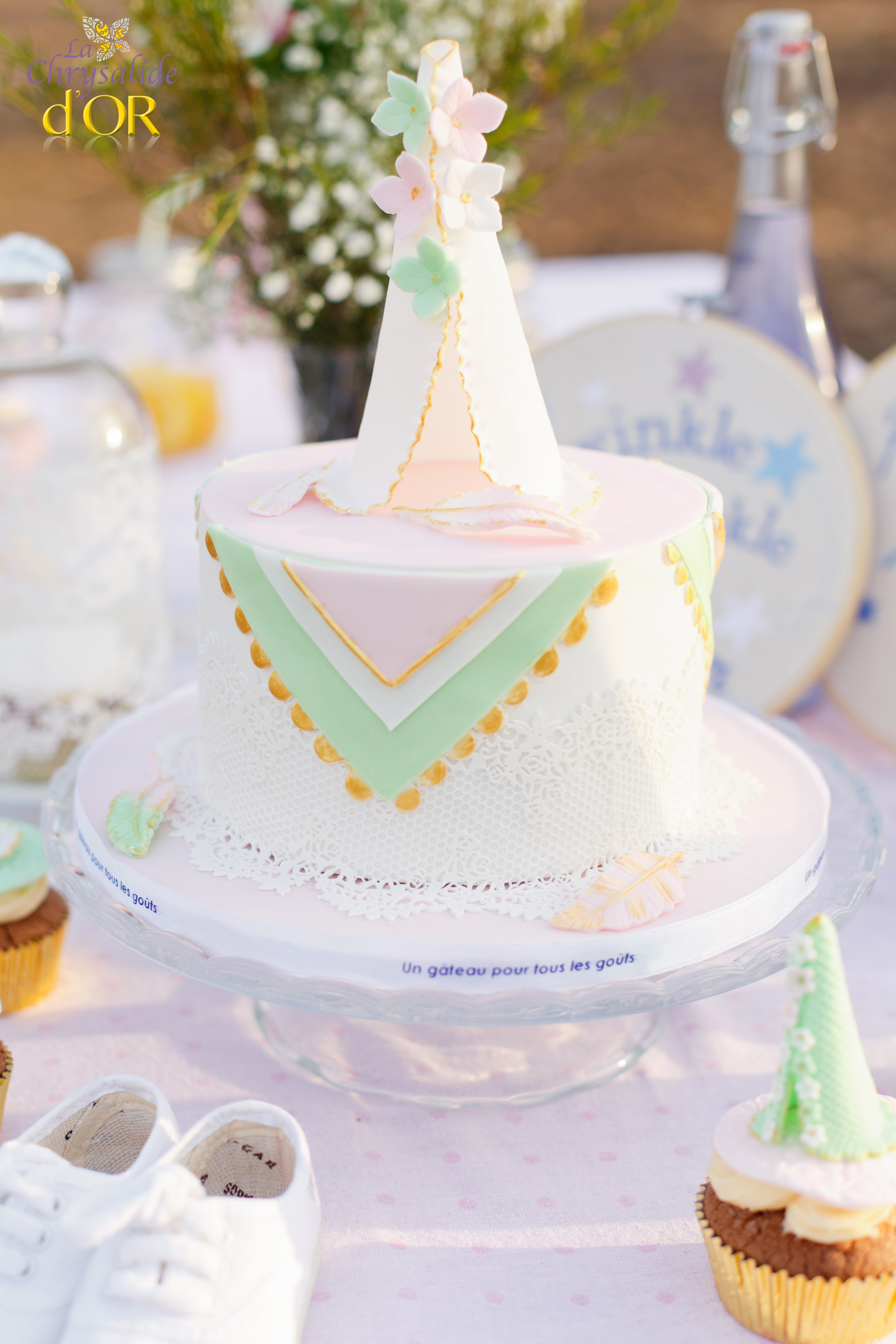 wedding cake baby shower, cake designer Toulouse