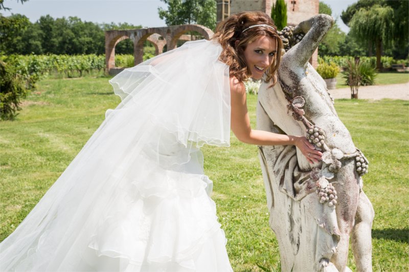 Mariage sur le thème des vignes - château Saint Louis (82)