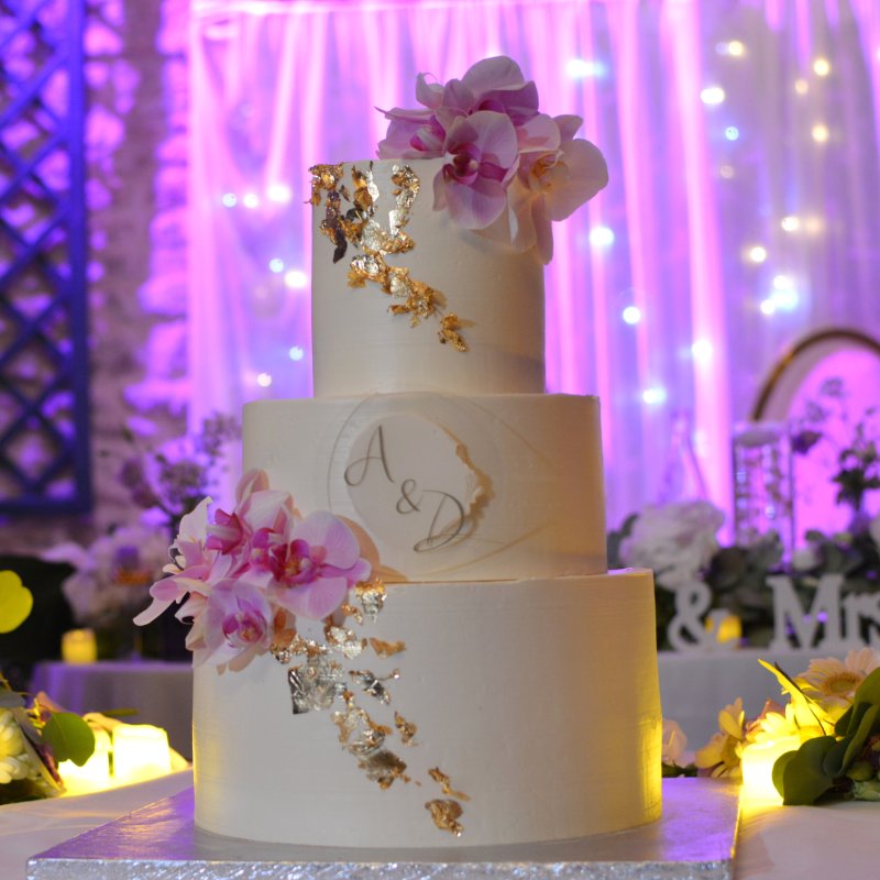 wedding-cake-orchidees