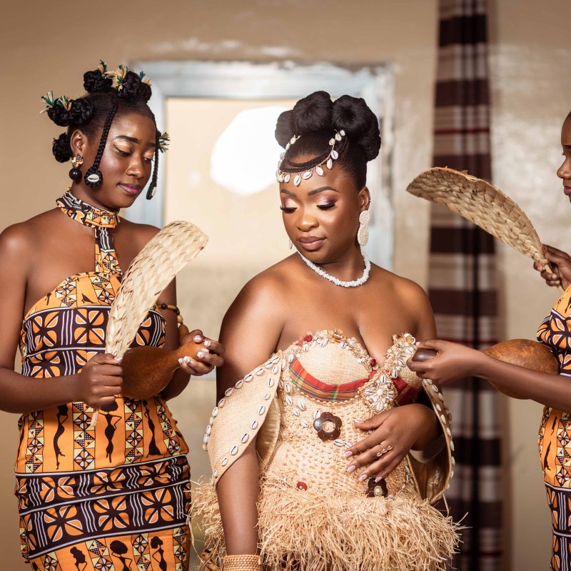 Tenue Mariage Coutumier Au Gabon Modele Robe Pagne Mariage