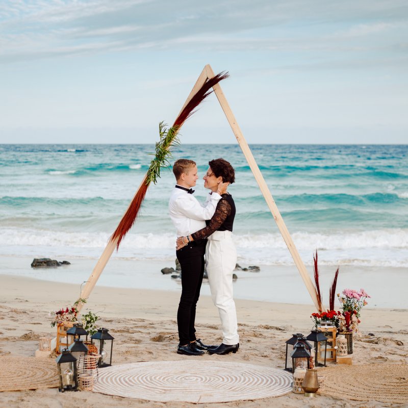 Anne-Laure et Pascale - mariage-Iles canaries