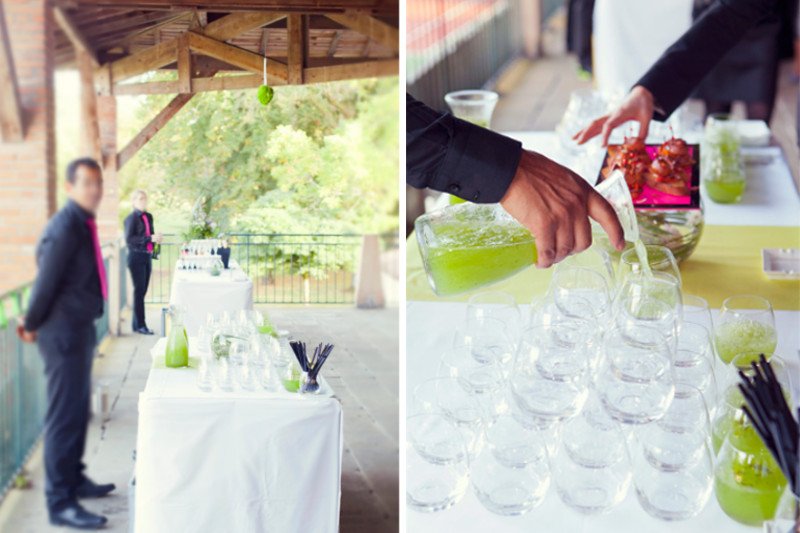 Bar à mojito Mariage champêtre chic - château de Loubejac (82)