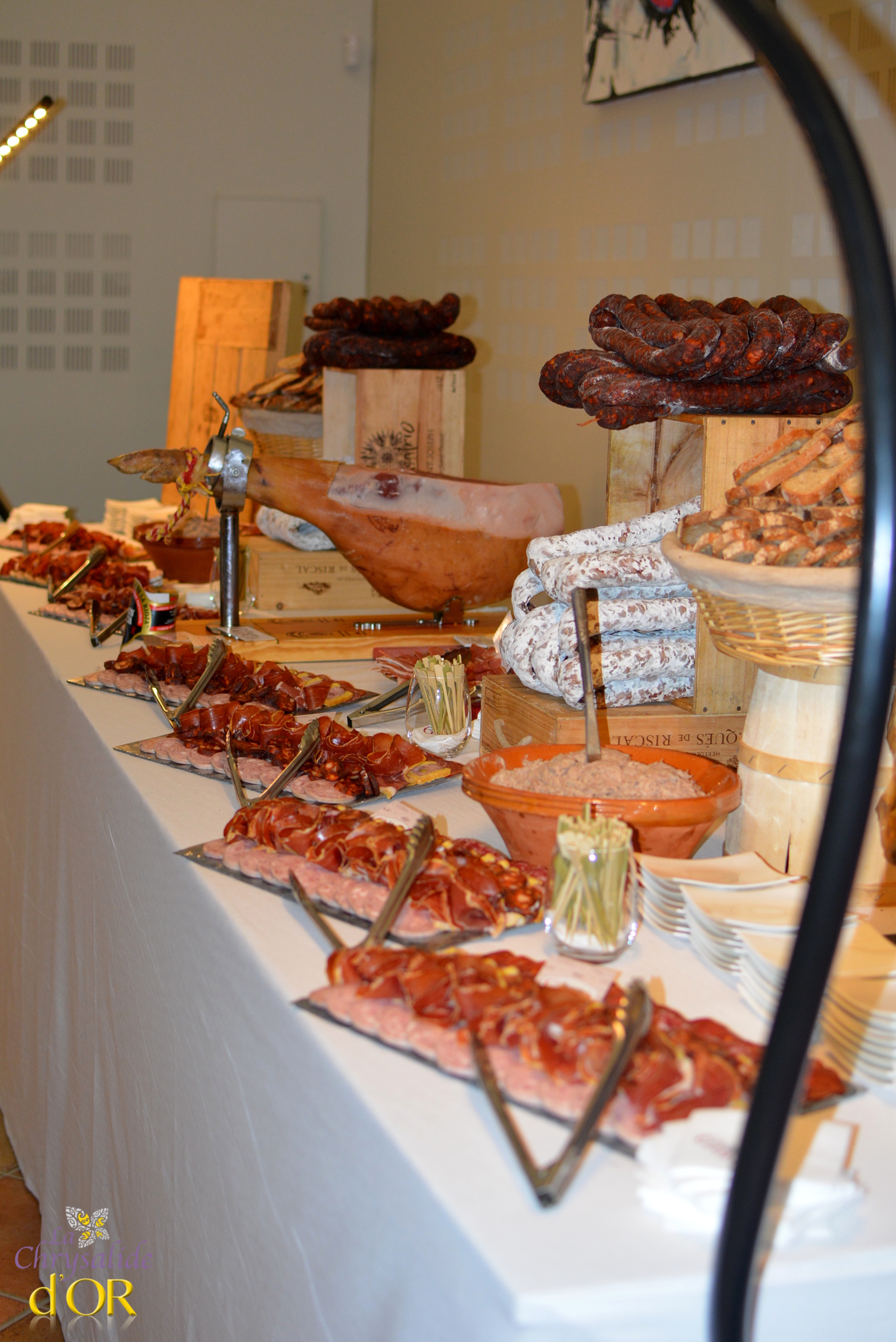 Buffets de charcuterie mariage par la maison Garcia toulouse